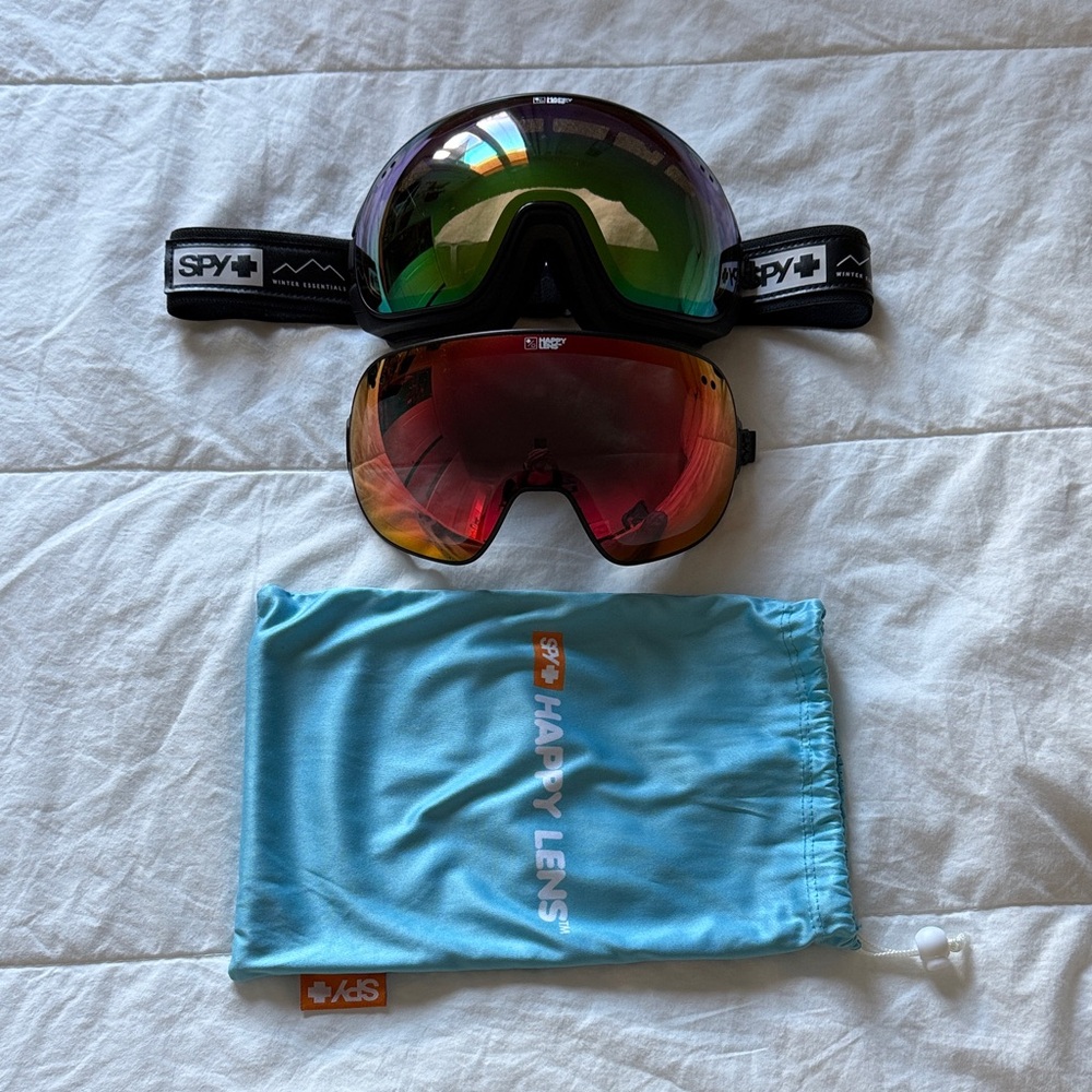 SPY Snow Goggles + Happy Lens